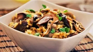 طرز تهیه قارچ پلو، غذای مفید و متفاوت