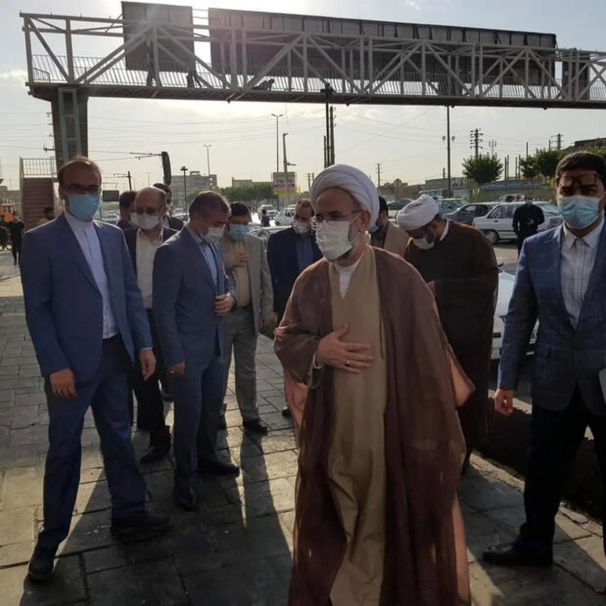 به مناسبت هفته قوه قضائیه معاون قضائیه قوه قضائیه از حوزه قضائی شهرستان بهارستان بازدید کرد