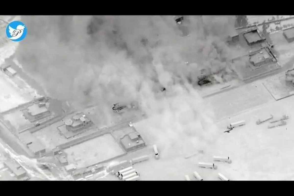 ویدئوی حمله آمریکا به مقر حشد الشعبی + فیلم