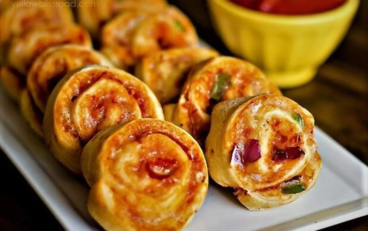 طرز تهیه پیتزا چرخی فینگر فود