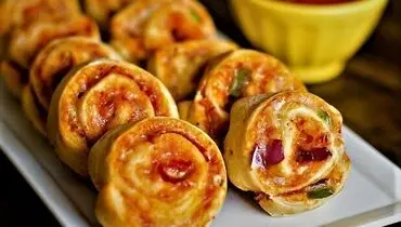 طرز تهیه پیتزا چرخی فینگر فود