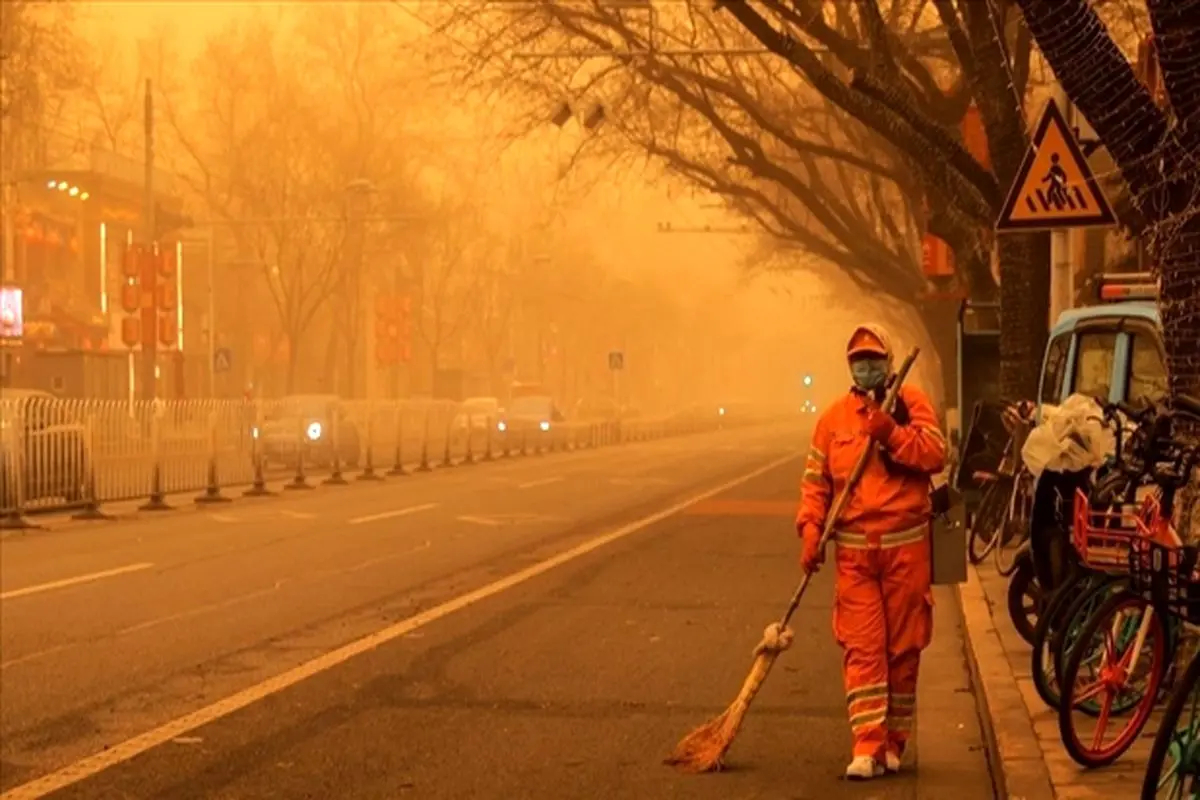 طوفان شن آخرالزمانی در چین + فیلم