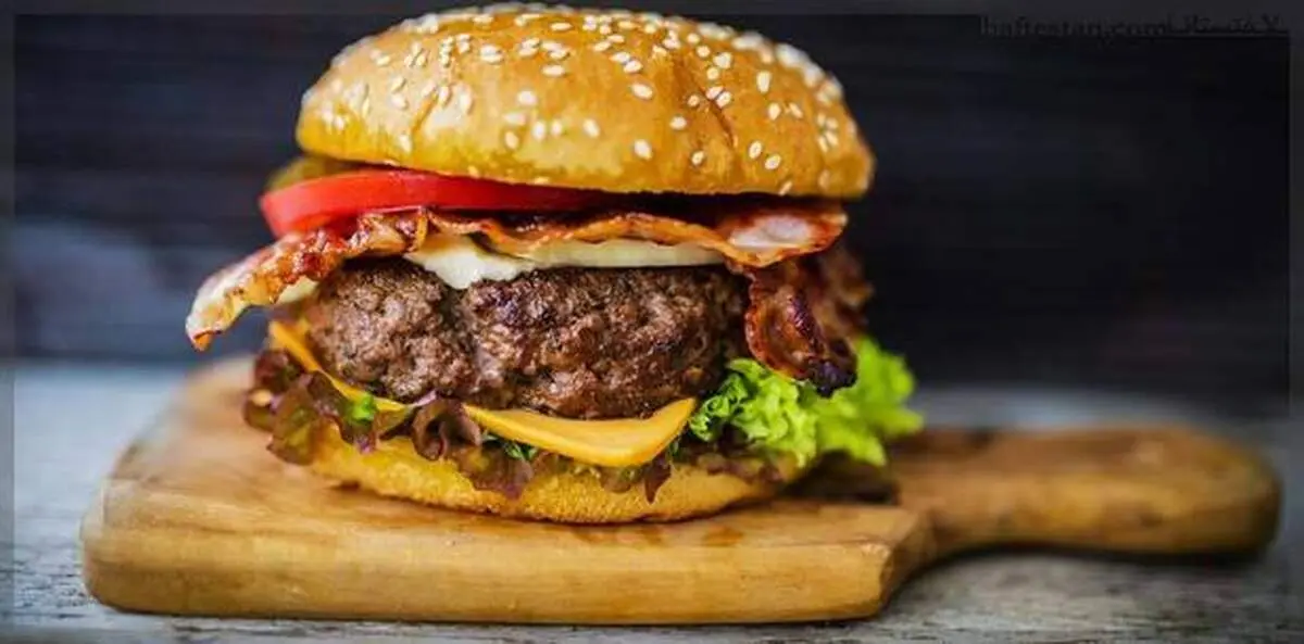 طرز تهیه همبرگر سوخاری + فیلم