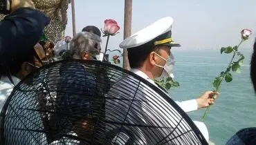 شهادتگاه ۲۹۰ مسافر ایرباس در آبهای خلیج فارس گلباران شد