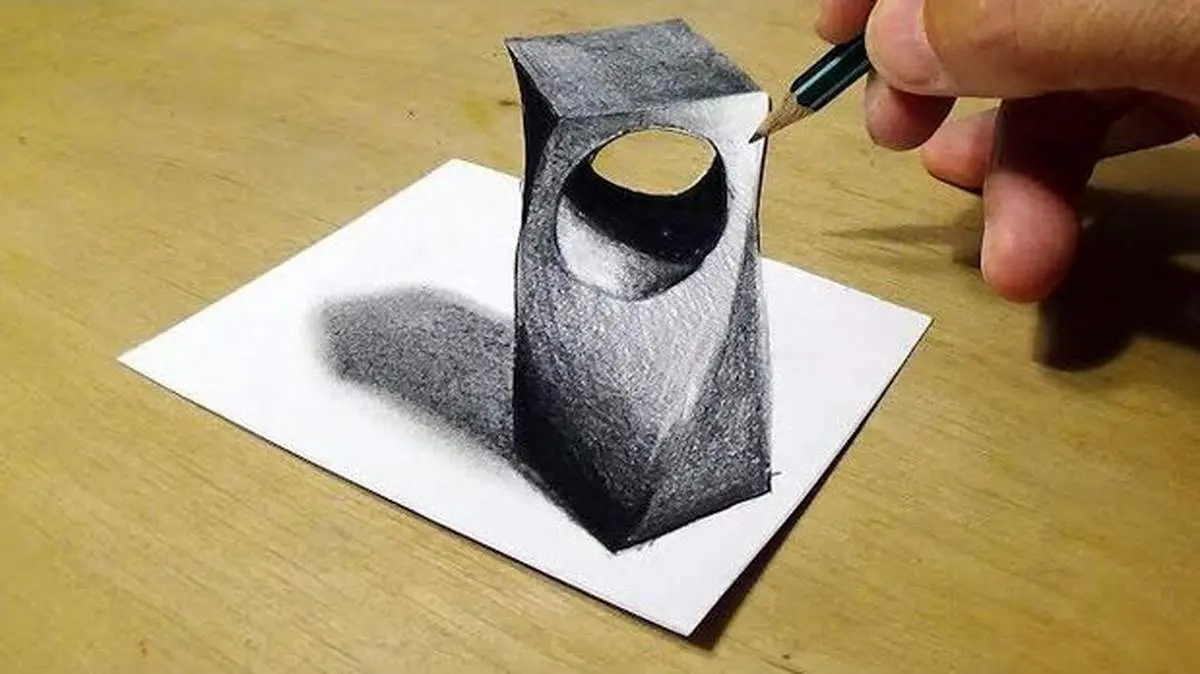 نقاشی‌های شگفت‌انگیز سه بعدی روی کاغذ + فیلم
