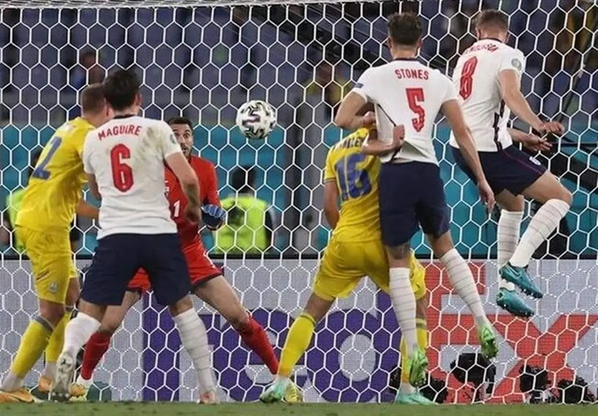 جشنواره گل انگلیس مقابل اوکراین به روایت تصویر