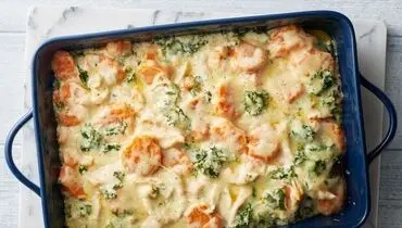 طرز تهیه کاسرول مرغ و سیب زمینی