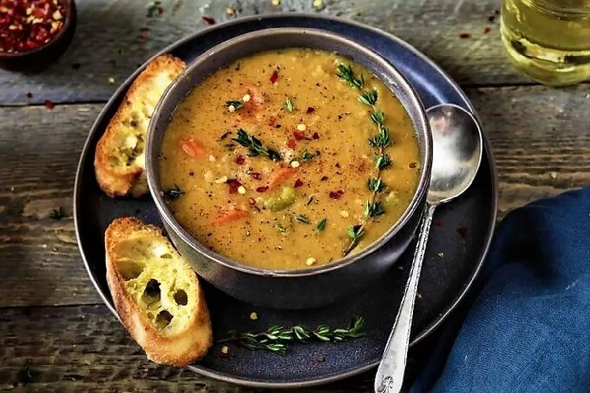 طرز تهیه سوپ نخود مدیترانه ای خوشمزه