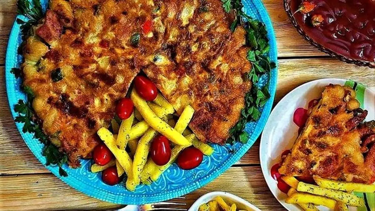 طرز تهیه کوکو ماکارونی متفاوت