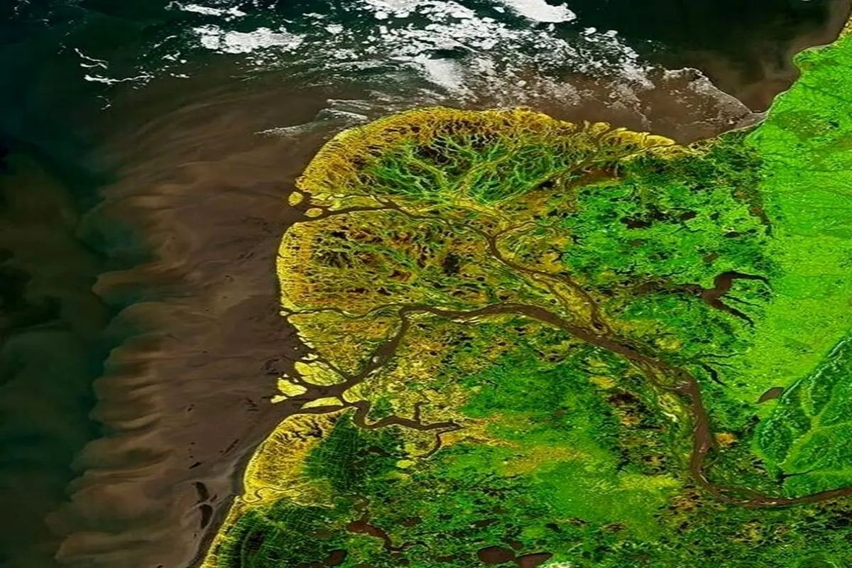 تصویر زیبای ناسا از جلگه‌ای در قطب شمال