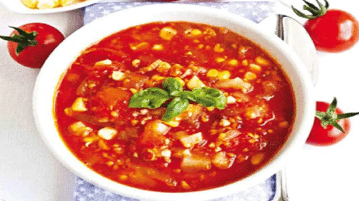 طرز تهیه خوراک گوجه فرنگی با ذرت
