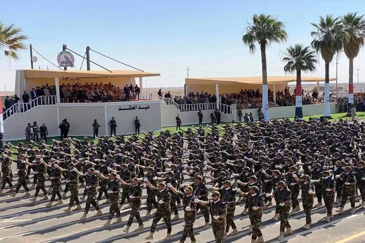 رژه الحشد الشعبی ترند اول توییتر در عراق شد+عکس