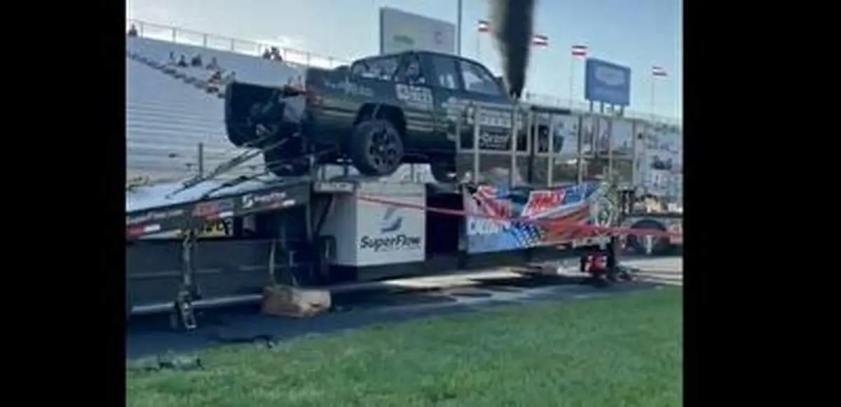 تست خسارت بار موتور با ۳۰۰۰ اسب بخار+ فیلم