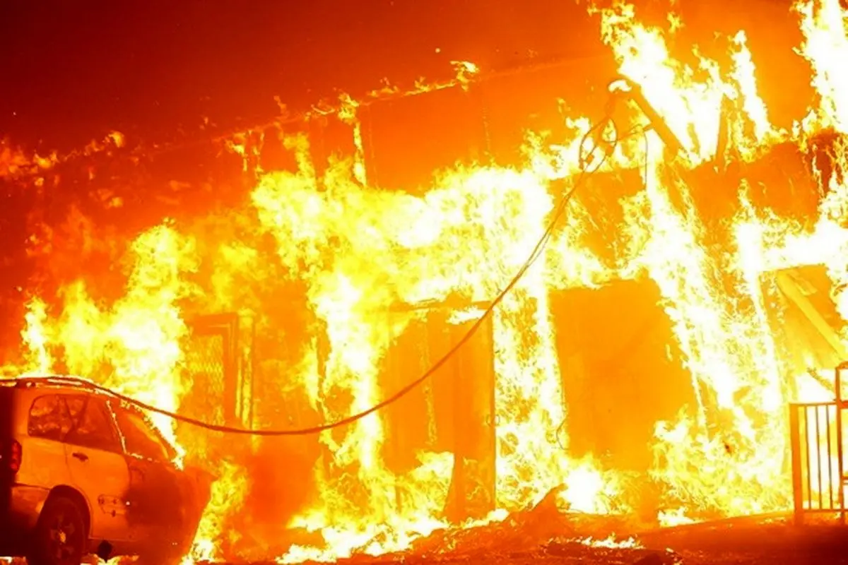 آتش‌سوزی در شهرک صهیونیست‌نشین