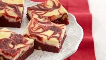 طرز تهیه براونی ردولوت + فیلم