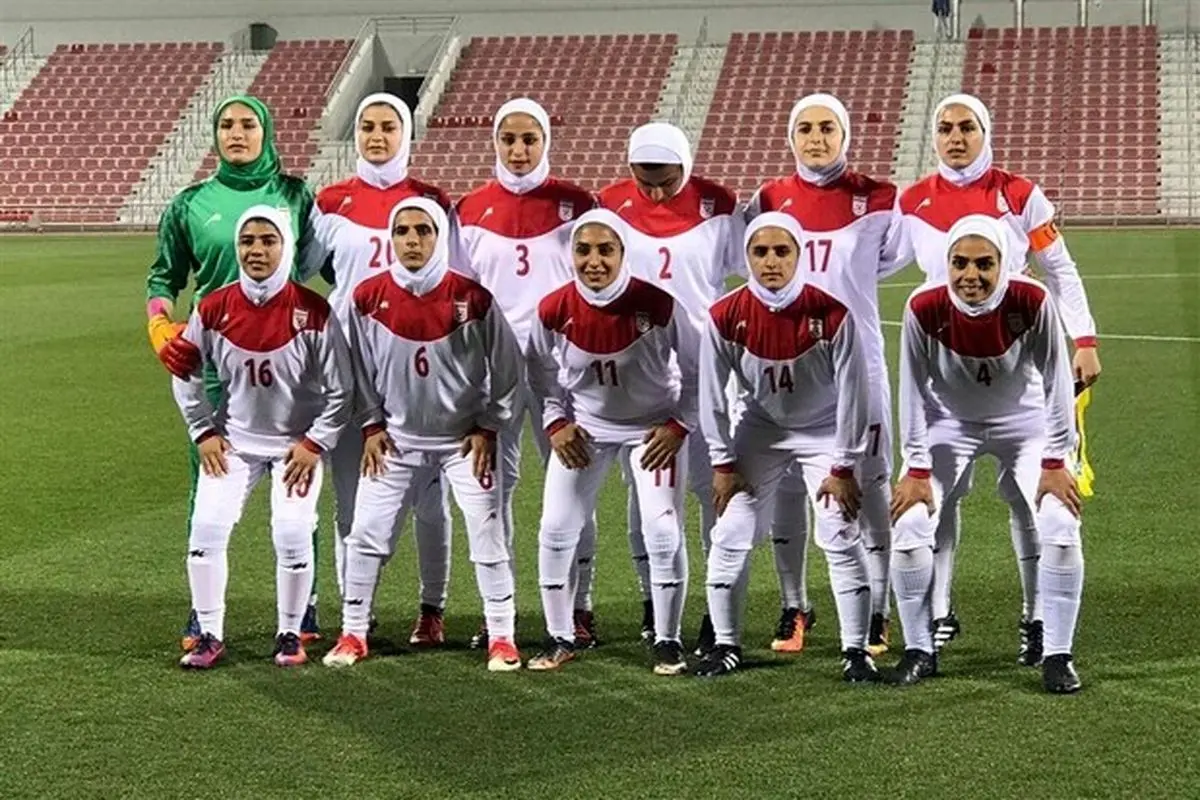 تیم فوتبال دختران ایران برابر ازبکستان شکست خورد