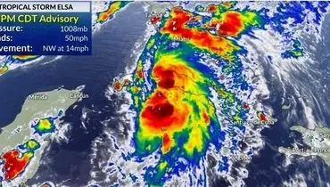 طوفان گرمسیری «اِلسا» در مسیر فلوریدا؛ هشدار مقامات درباره سیل و قطعی احتمالی برق