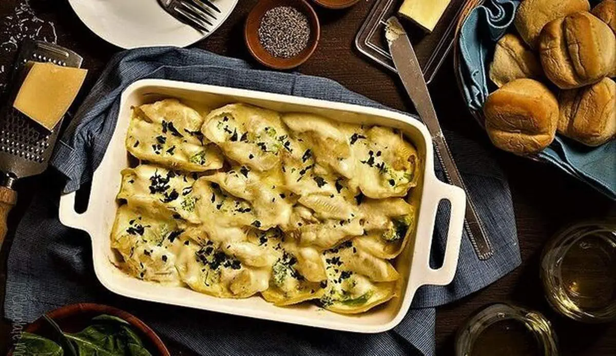 طرز تهیه جامبو با مرغ، پاستای خوشمزه