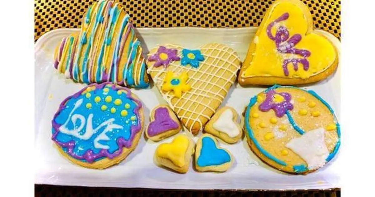 طرز تهیه کوکی کره ای با رویه رنگی + فیلم