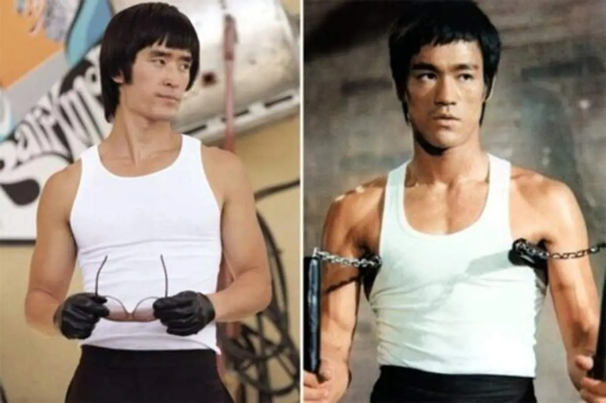 شباهت عجیب مرد افغان به بروسلی! + فیلم