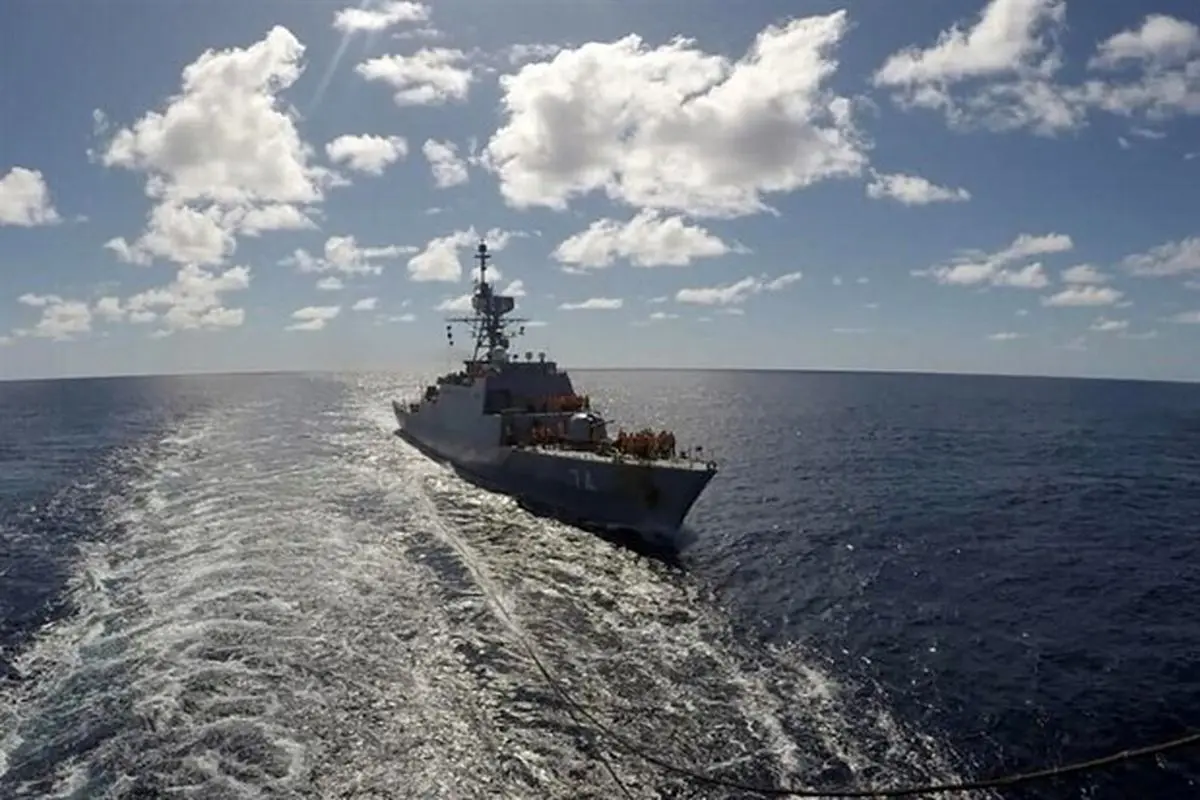 جدیدترین تصاویر از حضور ناوگروه نیروی دریایی ارتش در اقیانوس اطلس + فیلم