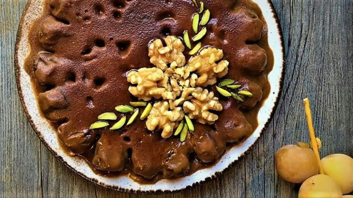 طرز تهیه رنگینک خرما
