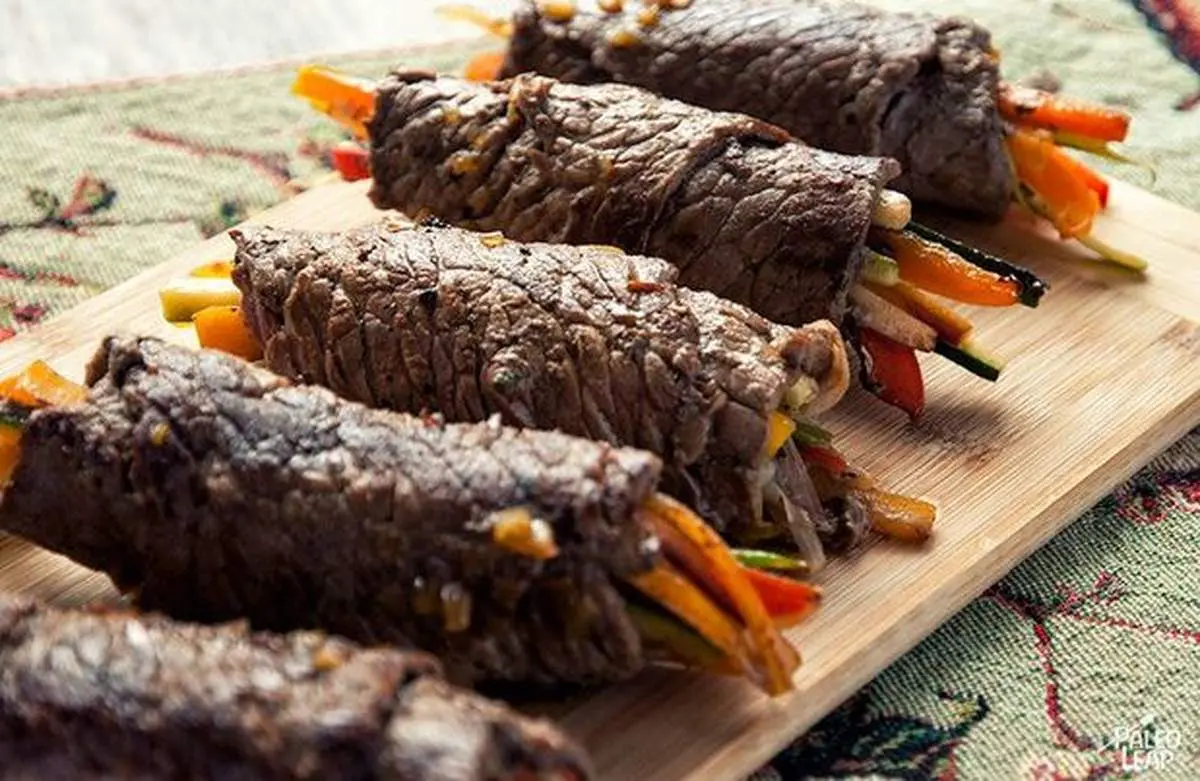 طرز تهیه رول استیک، غذای گوشتی خوشمزه
