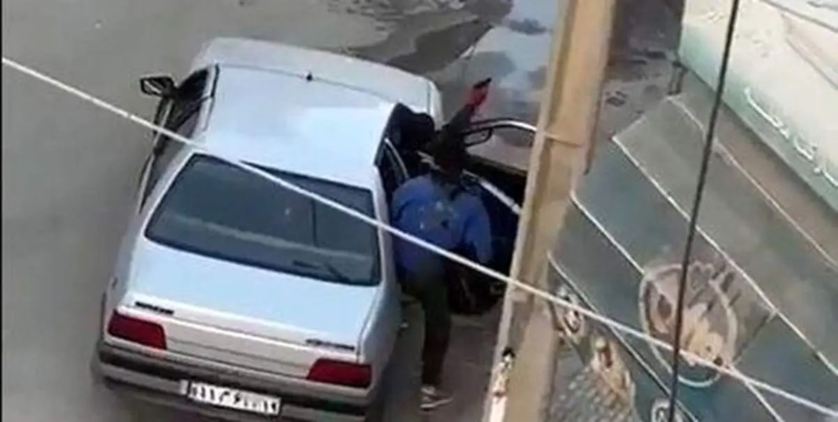 دستگیری عامل سرقت مسلحانه سیم برق در کرمانشاه + فیلم لحظه سرقت