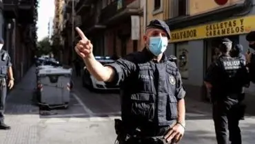 لحظه بی‌هوش شدن پلیس به دلیل گرما در وسط خیابانی در چین+فیلم