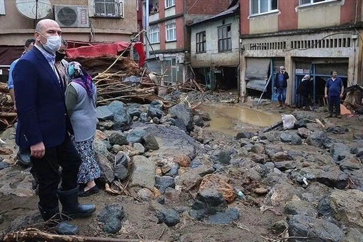 لحظه هولناک و مرگبار رانش زمین در ترکیه+فیلم