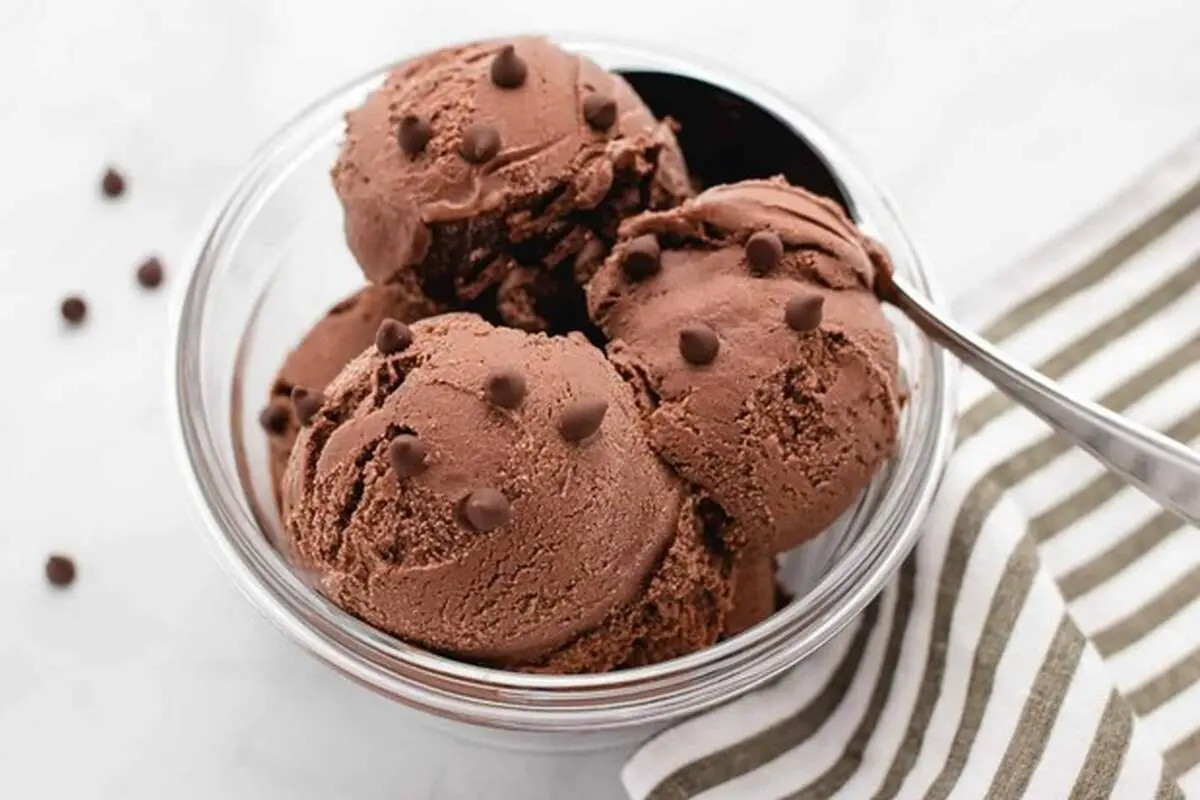 طرز تهیه نایس کریم شکلاتی + فیلم
