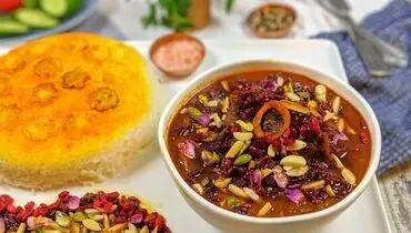 طرز تهیه خورش گوشت و پسته هندی