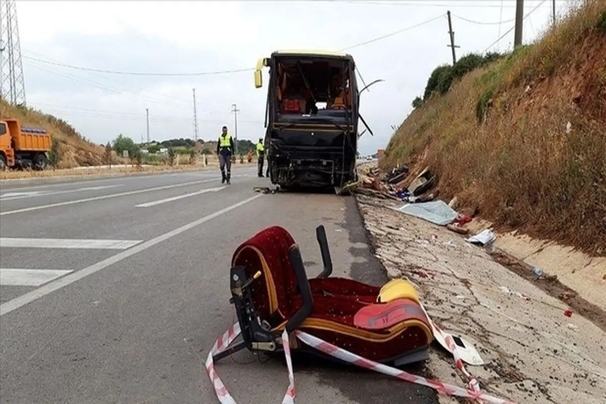 تصادف مرگبار اتوبوس و کامیون با ۲۹ کشته+فیلم