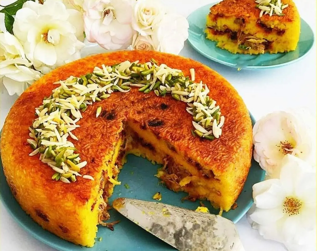 طرز تهیه ته چین مرغ خوشمزه و لذیذ