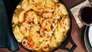 طرز تهیه گراتن سیب زمینی و کرفس
