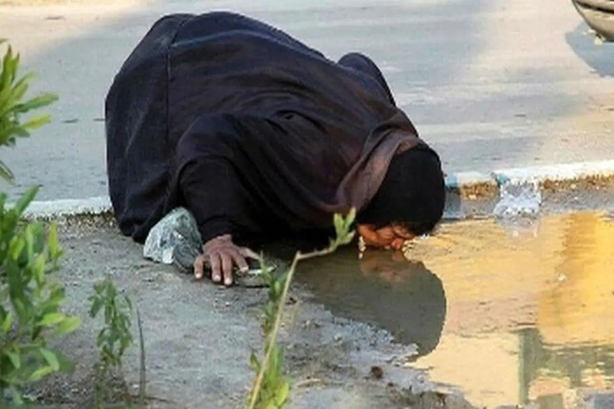 زن تشنه خوزستانی کیست ؟! + راز عکس جنجالی بی آبی که فاش شد + فیلم