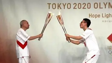 پایان حمل مشعل المپیک ۲۰۲۰ توکیو در میان اعتراض‌ها!