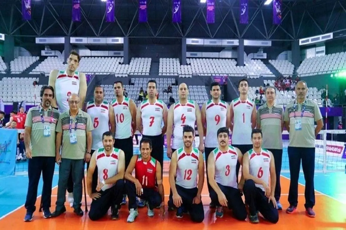 همگروهی تیم ملی والیبال نشسته ایران با تیم‌های برزیل، چین و آلمان