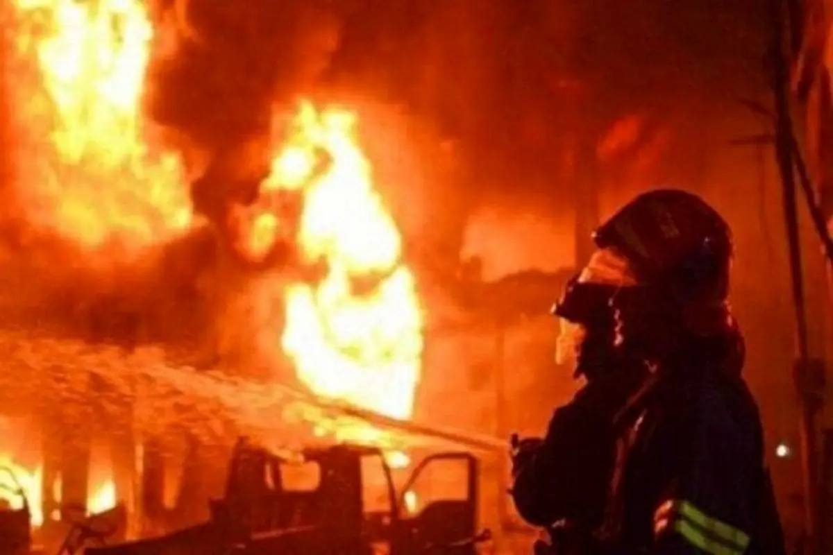 مهار آتش‌سوزی در واحد کشتی‌سازی بوشهر