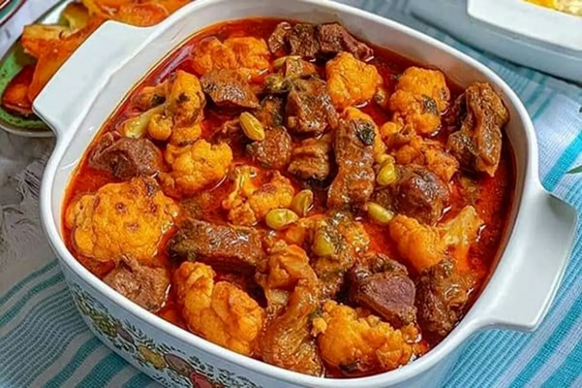 طرز تهیه گل کلم با لپه
