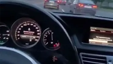لایی‌کشی جنون‌آمیز و خطرناک با BMW در اتوبان! + فیلم