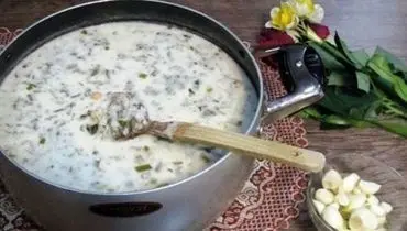 طرز تهیه آش دوغ اردبیل