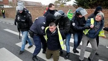 درگیری میان پلیس فرانسه و معترضان به محدودیت‌های کرونایی