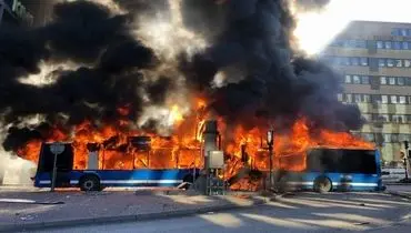سقوط و انفجار اتوبوس در نزدیکی مرز ترکیه با ایران / ۱۲ تن کشته و ۲۶ تن مجروح شدند