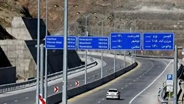 تردد آزمایشی در بخش دوم آزادراه تهران-شمال از مرداد+ فیلم