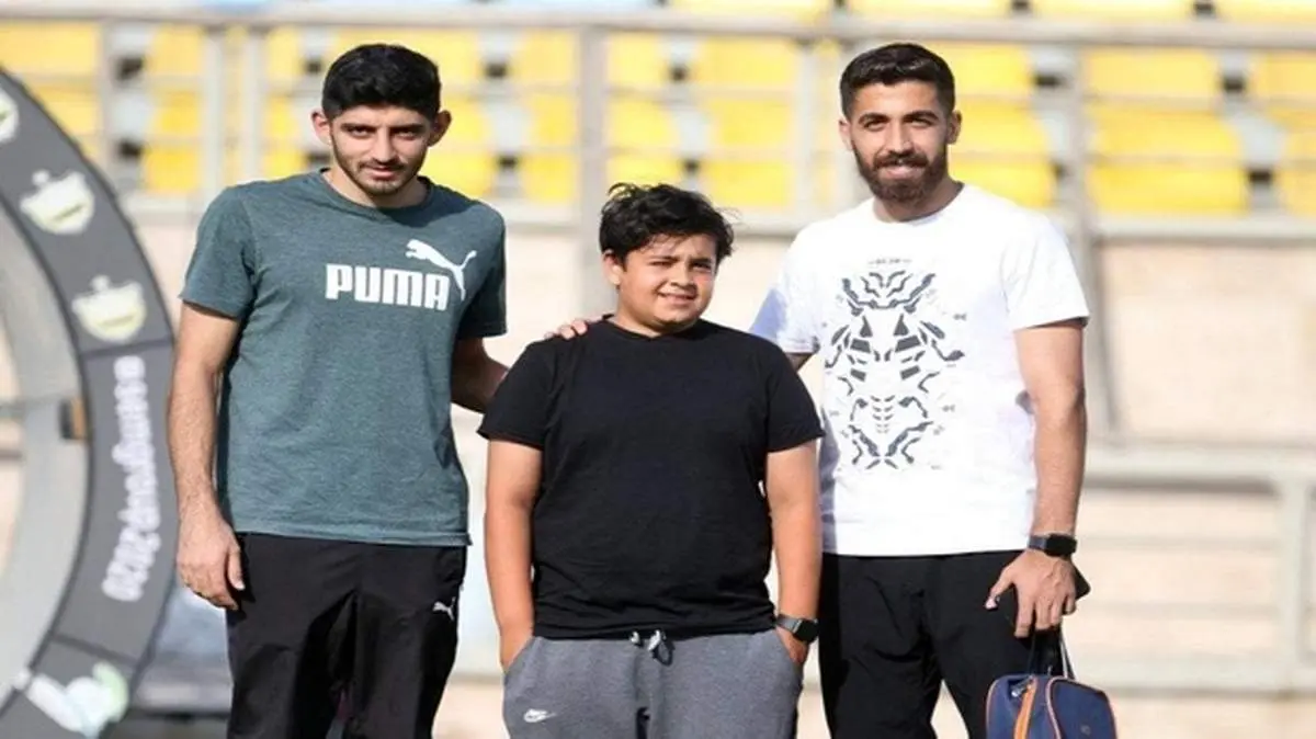 فرزند هادی نوروزی در تمرینات پرسپولیس حاضر شد