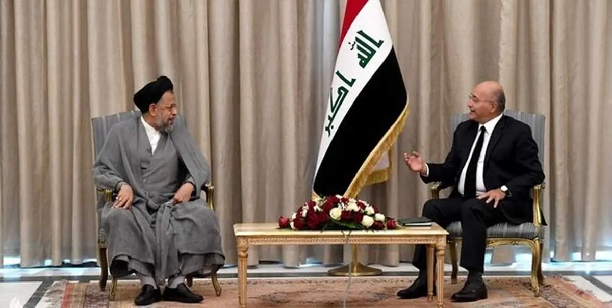 وزیر اطلاعات ایران با رئیسجمهور عراق دیدار کرد