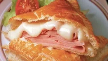 طرز تهیه نان پنیر و ژامبون