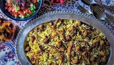 طرز تهیه کلم پلو شیرازی خوشمزه و مفید