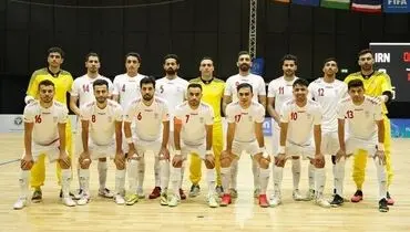 مصاف فوتسال ایران با تیم بیست و چهارم جهان